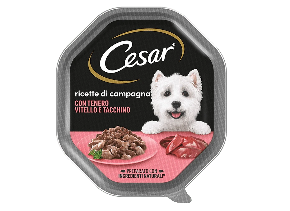 Cesar Ricette di Campagna Vitello e Tacchino - 150gr Cesar Ricette di Campagna Vitello e Tacchino - 150gr